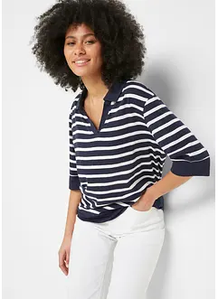 Polo in misto cotone e viscosa, bonprix