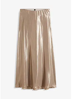 Gonna midi in satin fine, bonprix