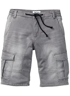 Bermuda di jeans in felpa, regular fit, bonprix