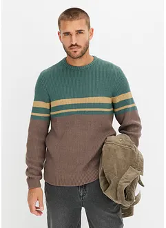 Maglione color block, bonprix