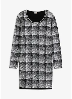 Abito in maglia con motivo jacquard, bonprix