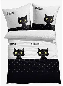 Biancheria da  letto con gatti, bonprix