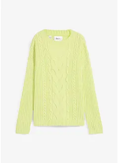Maglione a trecce, bonprix