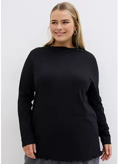 Maglia a maniche lunghe in misto cotone, bonprix