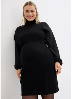 Abito in maglia prémaman con chiffon elegante, bonprix