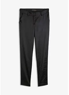 Pantaloni tailleur in satin fine, bonprix