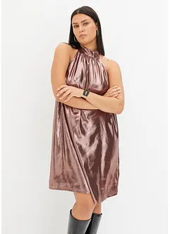 Abito corto in satin fine, bonprix