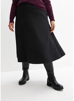 Gonna midi in misto viscosa, bonprix