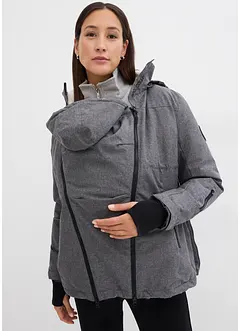Giacca prémaman morbida 3 in 1 con inserto babywearing, bonprix