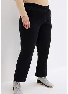 Pantaloni da jogging termici funzionali con fodera in pile, taglio largo, bonprix