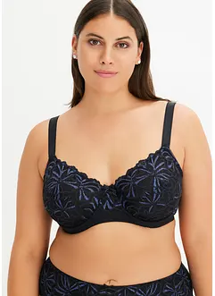 Reggiseno minimizer con filato glitterato mutlicolore, bonprix