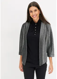 Blazer in jersey glitterato, bonprix