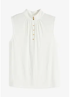 Top in jersey con bottoni, bonprix