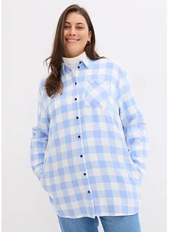 Camicia lunga in flanella, bonprix