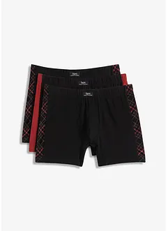 Boxer midi aderenti (pacco da 3), bonprix