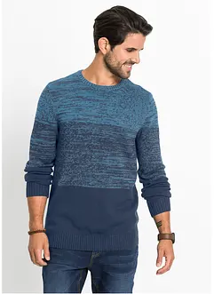 Maglione con taglio comfort e cotone, bonprix