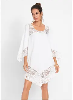 Tunica copricostume con pizzo in viscosa, bonprix