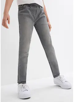 Jeggings a vita media (pacco da 2), bonprix