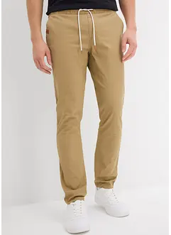 Pantaloni elasticizzati con elastico in vita regular fit, straight, bonprix