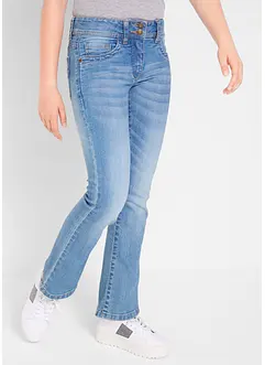 Jeans elasticizzati bootcut, vita media, bonprix