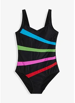 Costume intero con inserti e effetto modellante forte, bonprix
