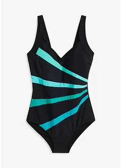 Costume intero con inserti e effetto modellante forte, bonprix