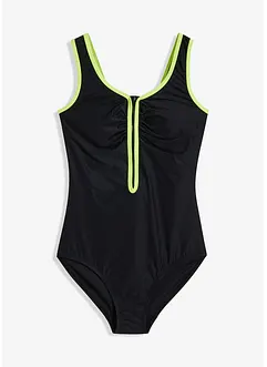 Costume intero con cerniera e effetto modellante leggero, bonprix