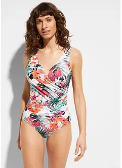 Costume intero a portafoglio con effetto modellante medio, bonprix