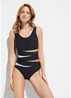 Costume intero con inserti e effetto modellante forte, bonprix