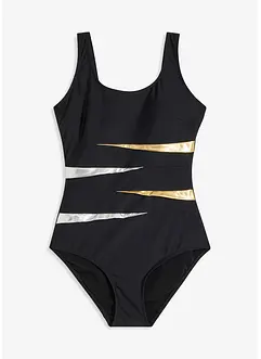 Costume intero con inserti e effetto modellante forte, bonprix