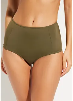 Slip per bikini a vita alta con sgambatura normale, bonprix