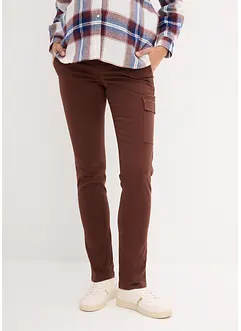 Pantaloni prémaman con cotone biologico, straight, bonprix