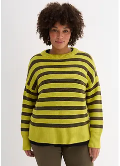 Maglione boxy traforato, bonprix