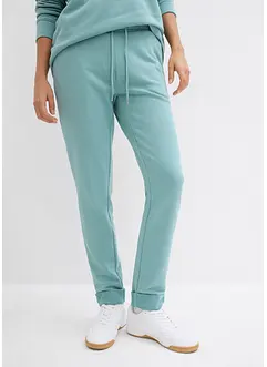 Pantaloni da jogging alla caviglia con risvolto, bonprix