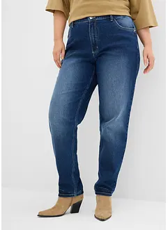 Mom jeans con cinta comoda a vita alta, bonprix