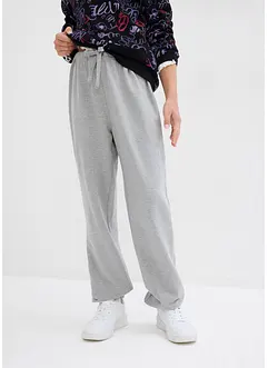 Pantaloni in felpa in puro cotone biologico (pacco da 2), bonprix