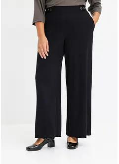 Pantaloni in jersey con traversina decorativa, bonprix