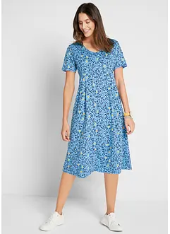 Abito midi di jersey in cotone, bonprix