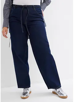 Jeans a palloncino extra lunghi, vita alta, bonprix