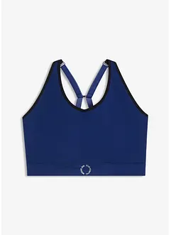 Reggiseno sportivo senza cuciture con sostegno leggero, bonprix