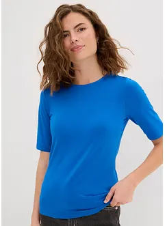 Maglia elasticizzata a mezze maniche, bonprix