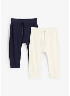 Pantaloni in maglia allungabili per la crescita (pacco da 2), bonprix