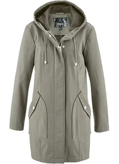 Parka in softshell con cappuccio, bonprix