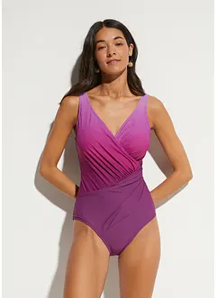 Costume intero a portafoglio con effetto modellante medio, bonprix
