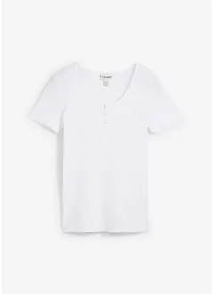 Maglia serafino in puro cotone biologico, bonprix