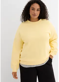 Felpa oversize in puro cotone, bonprix