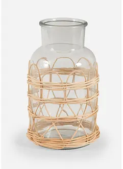 Vaso con rattan intrecciato, bonprix