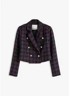 Blazer in bouclé a quadri, bonprix