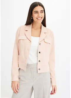 Giacca corta in similpelle scamosciata, bonprix