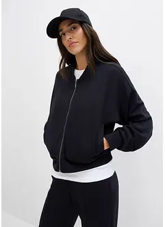 Bomber oversize in felpa, bonprix